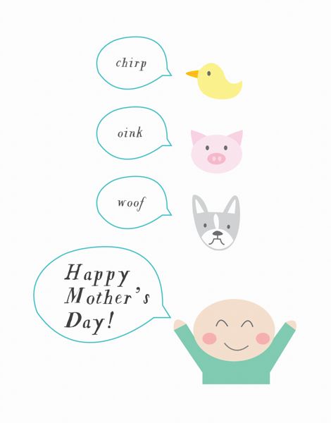 Chirp Oink Woof Happy Mother's Day!