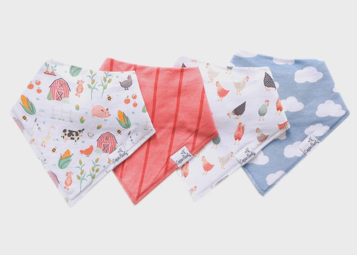 Baby Bandana Bib Set - Farmstead