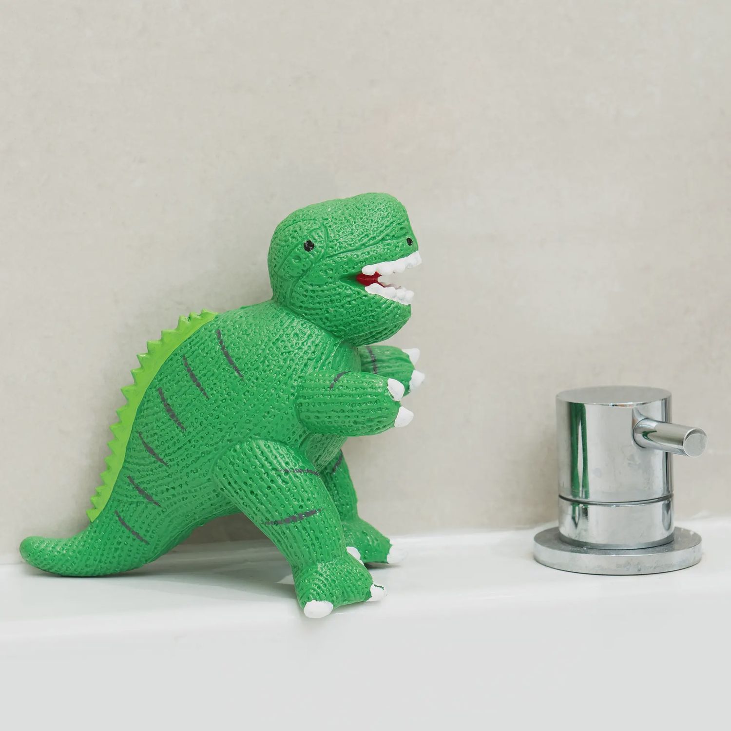 Natural Rubber Dinosaur Toy - Green T-Rex