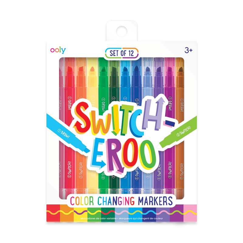 Switch-Eroo Color Changing Markers - Set of 12