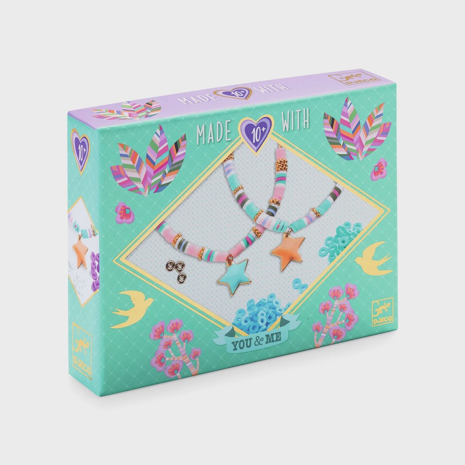 You &amp; Me Beaded Bracelets set of 2, Style: Love Letters