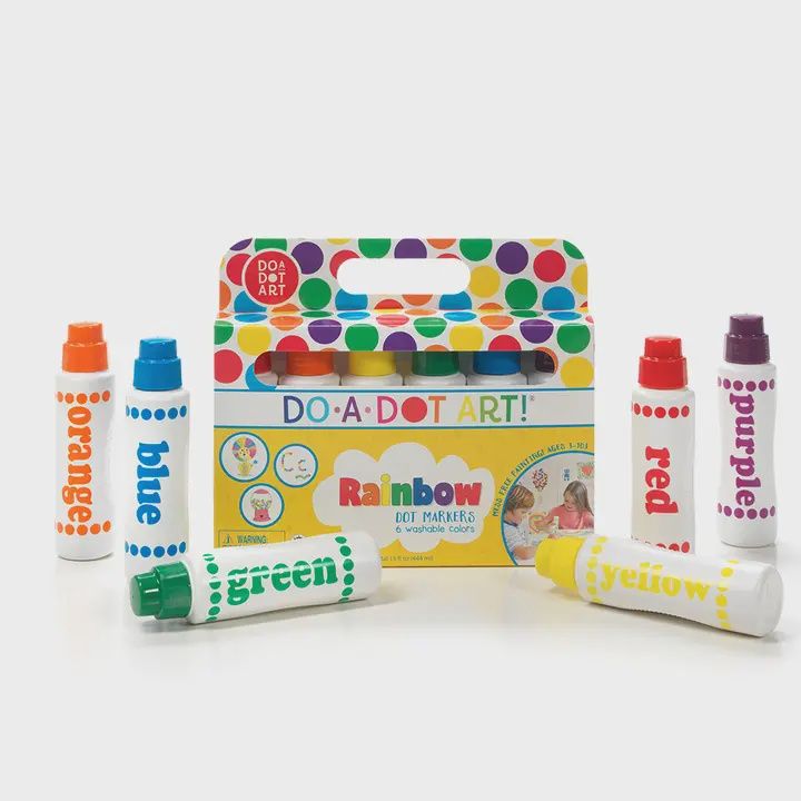 6 Pack Rainbow Marker