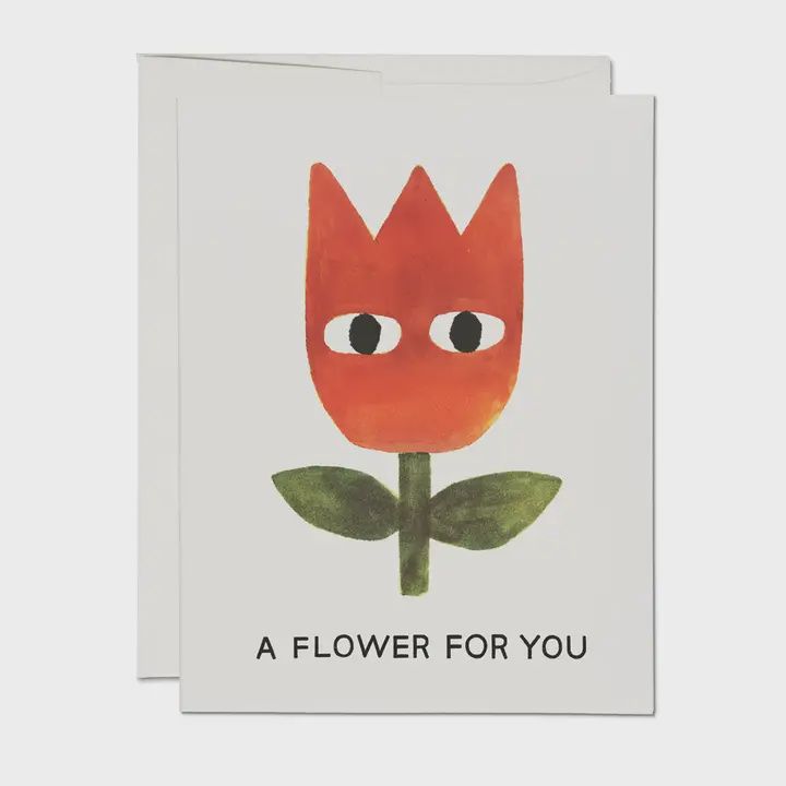 A Flower Friendship Greeting Card