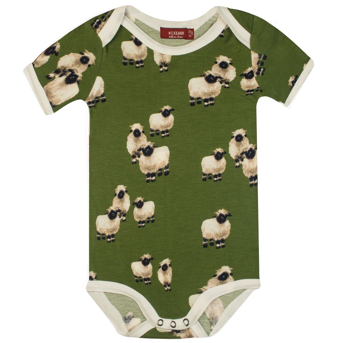 Bamboo Short Sleeve Onesie - Valais