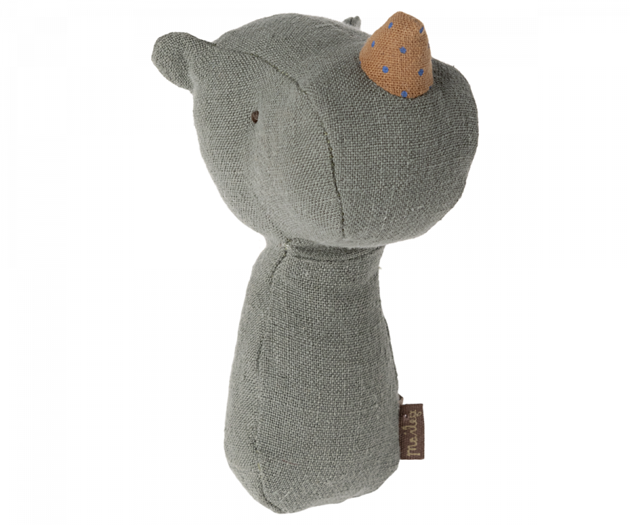 Lullaby Friends Rhino Rattle - Pine