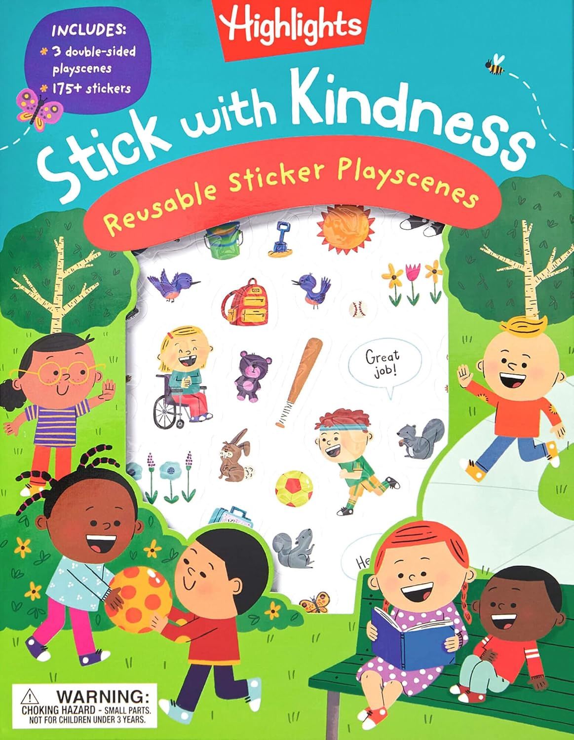 Stick with Kindness Reusable Sticker Playscenes