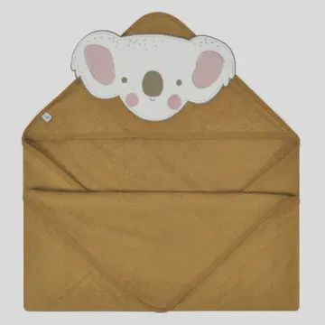 Hooded Baby Towel, Animal: Koala