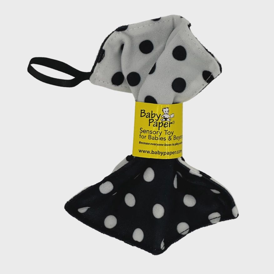 Baby Paper - White &amp; Black Dots