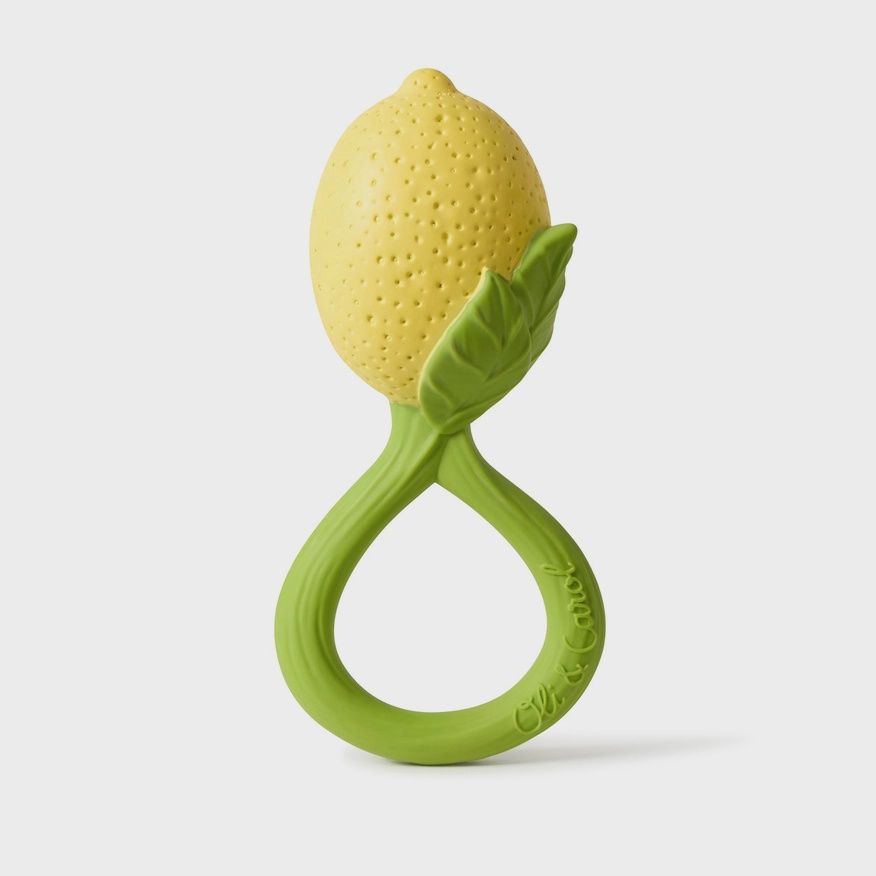 Rattle Toy Teether, Style: Lemon