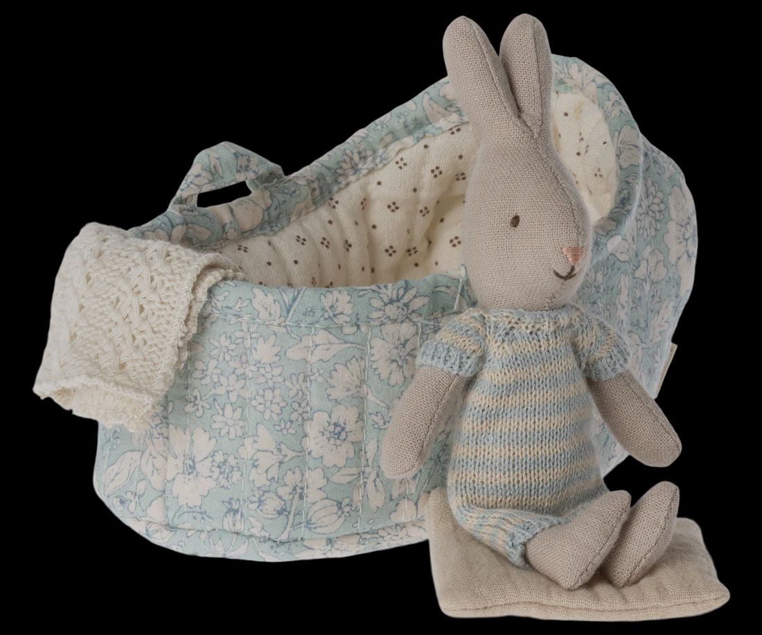 Rabbit in a Carry Cot - Micro, Color: blue