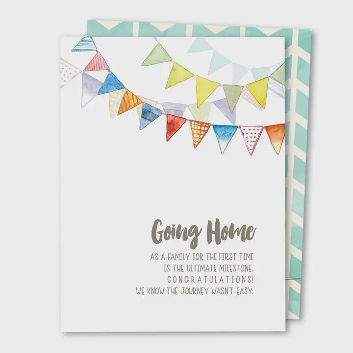 Going Home | Nicu Homecoming Graduation Congratulations Card