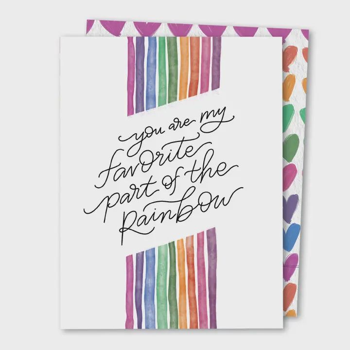 Favorite Rainbow | Pride Lgbtqia Queer Gay Greeting Card