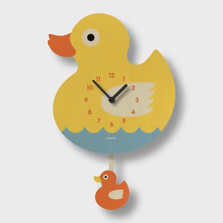 Ducky Wooden Pendulum Clock