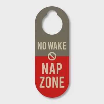 Door Hanger, Style: No Wake