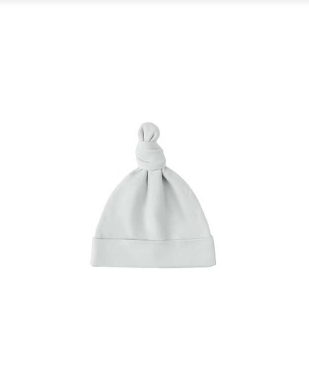 Knotted Baby Hat - Ice Blue
