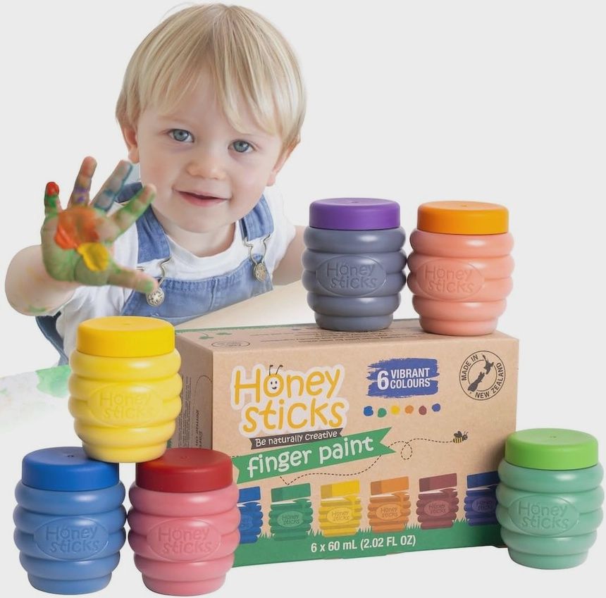 Honeysticks Non Toxic Finger Paint