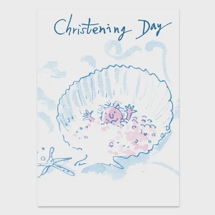Christening Day Card