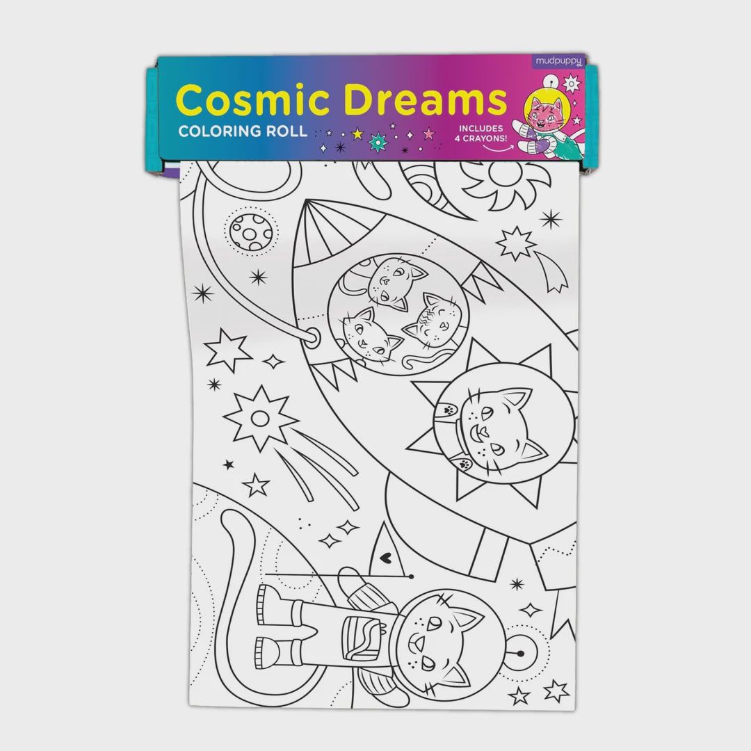 Mini Coloring Roll - Cosmic Dreams