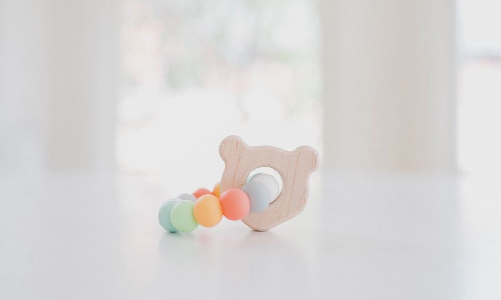 Mini Bear Teething Toy Sensory Ring - Bannor