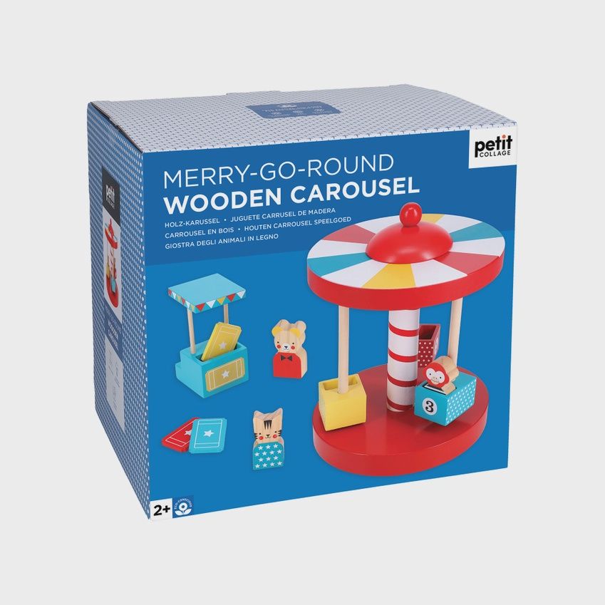 Merry-Go-Round Wooden Carousel
