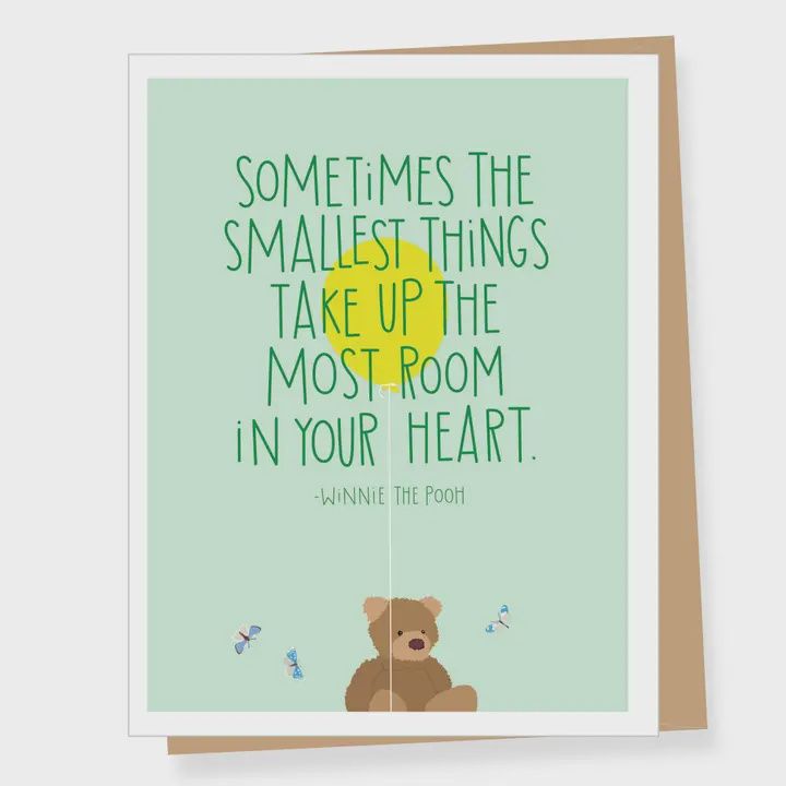 Smallest Things New Baby Greeting Card