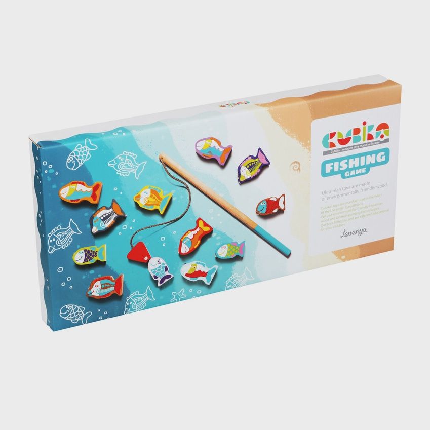 Cubika Wooden Toy Fishing Game