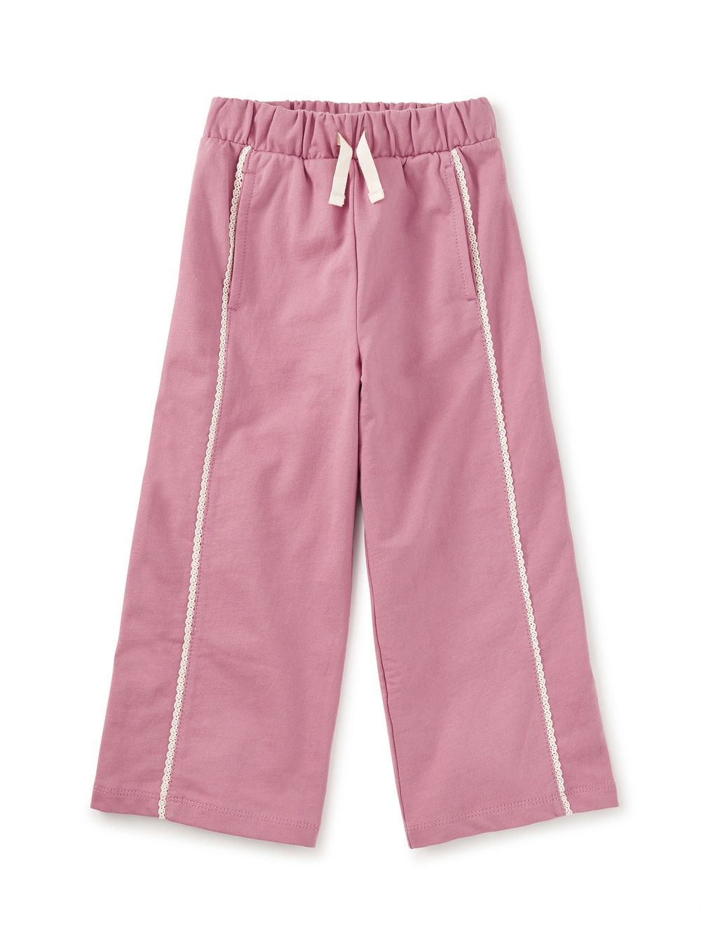 Lace Trim Track Pants