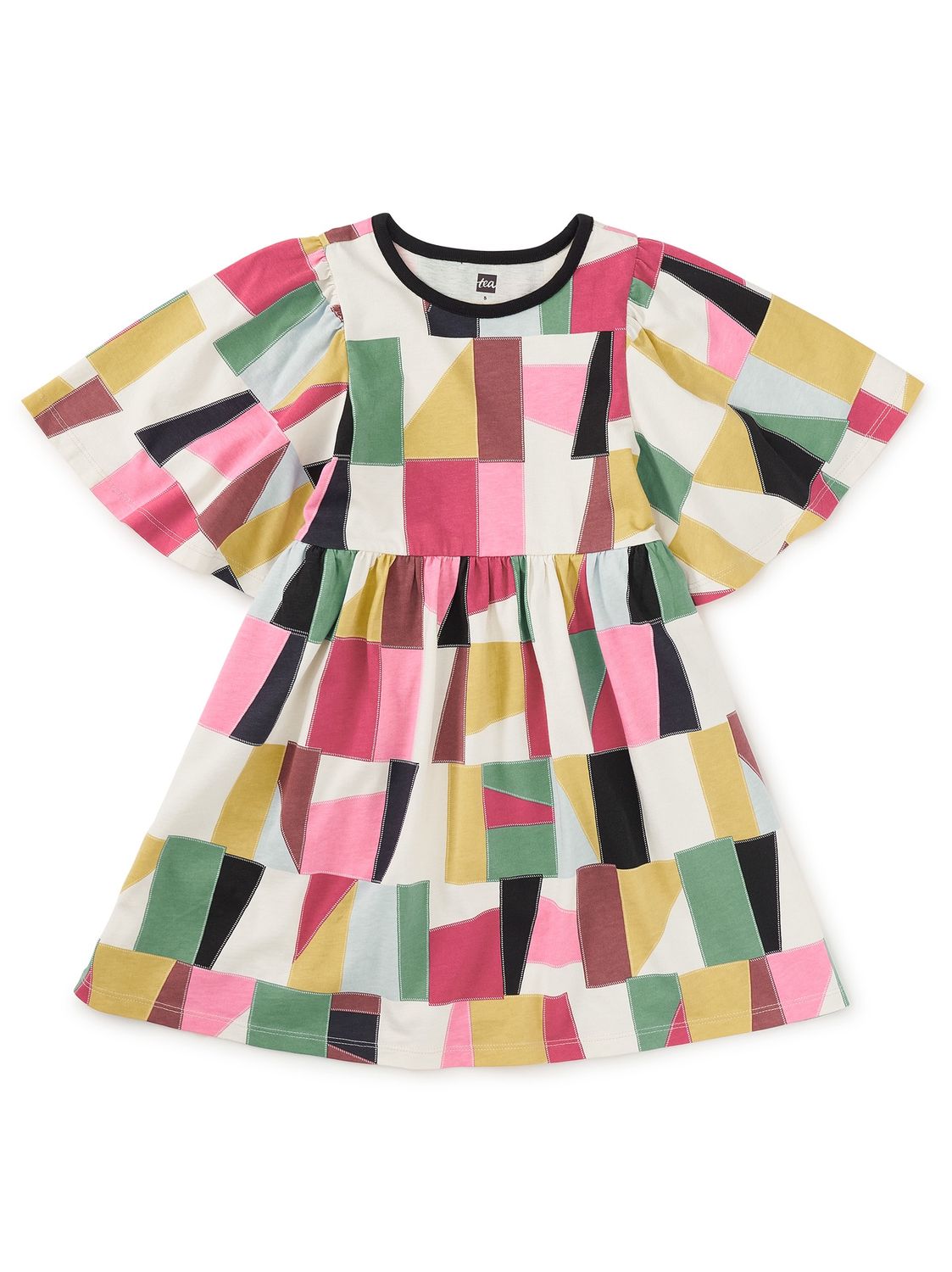 Butterfly Sleeve Dress - Pojagi Patchwork