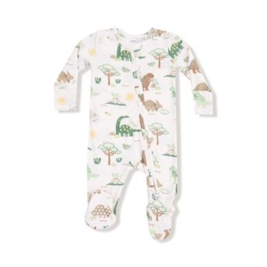 2 Way Zipper Footie - Baby Loves Dinos