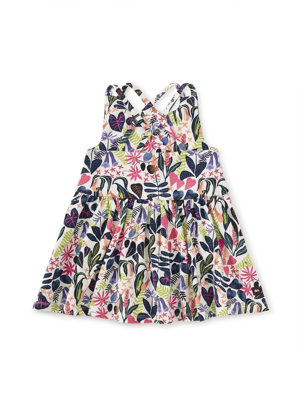 Strappy Back Skirted Dress -  Amazon Rainforest Floral