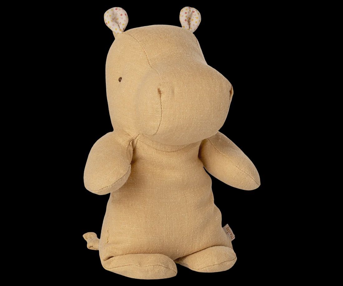 Small Hippo - Cream Yellow