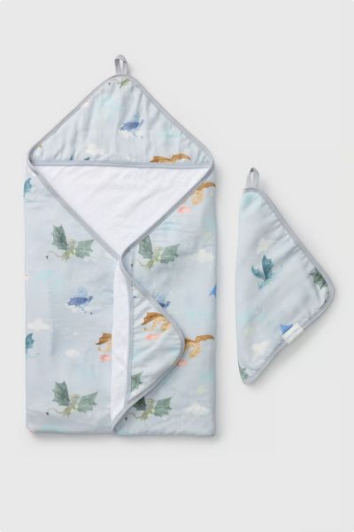 Hooded Towel Set - Dragons