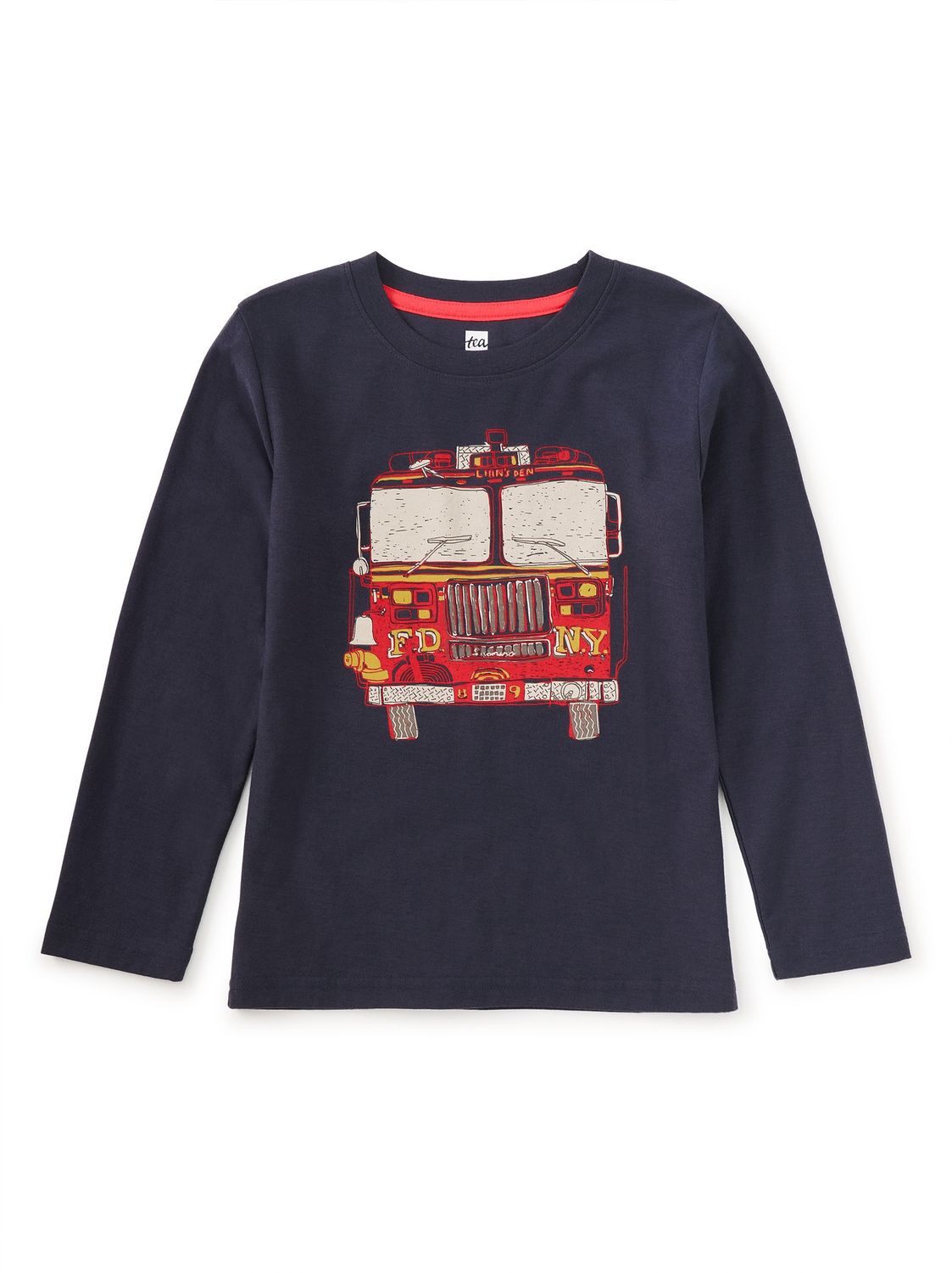 Fire Truck Double Sided Tee