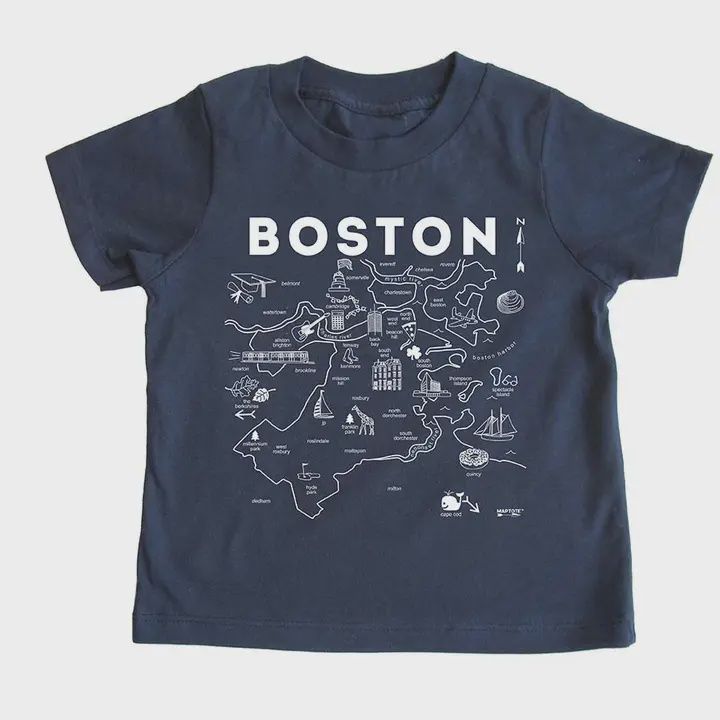 Boston Map Tee