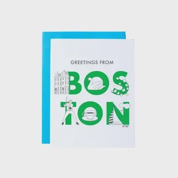 Boston Greeting Card