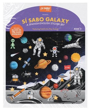 Sí Sabo Galaxy: A Bilingual Reusable Sticker Play Set