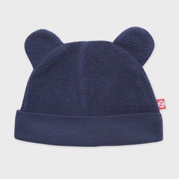 Cozie Fleece Baby Hat - Navy