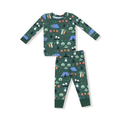 Long Sleeve Loungewear Set - Camping Veggies