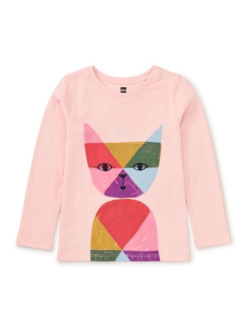 Double-Sided Graphic Tee - Rainbow Cat