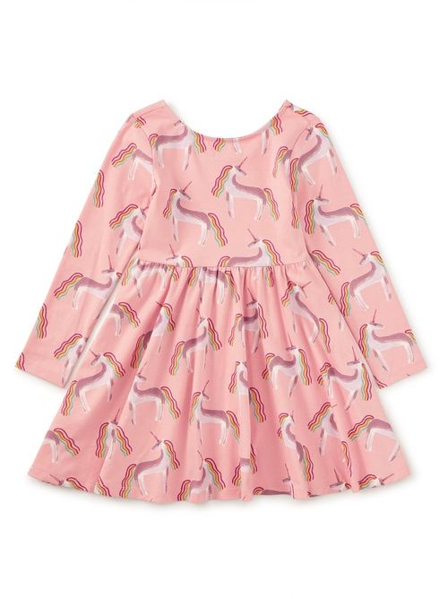 Printed Ballet Dress - Rainbow Unicorn