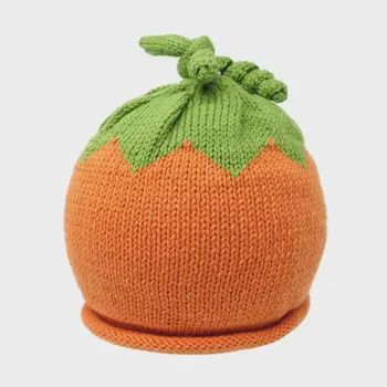Knit Baby Hat - Pumpkin