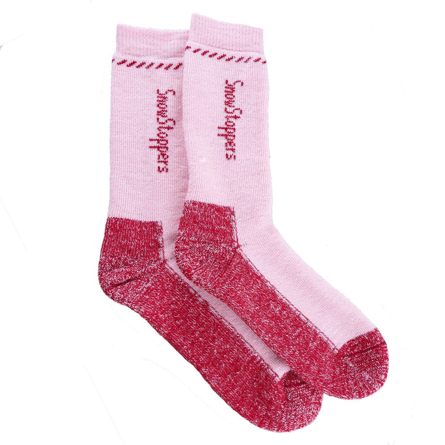 Alpaca Wool Socks, Color: Pink, Size: XS
