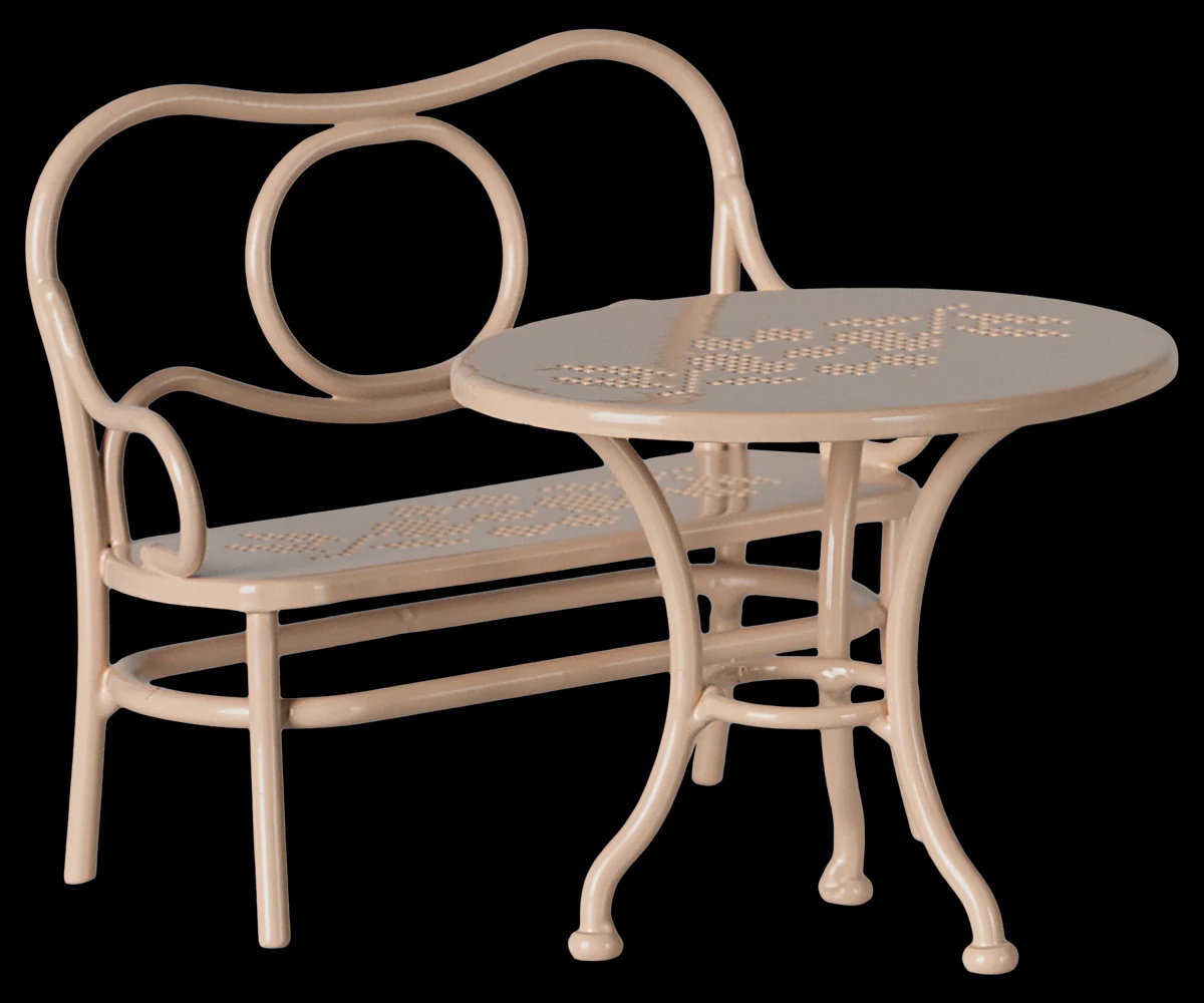 Cafe Set, Big Mouse, Pale Pink