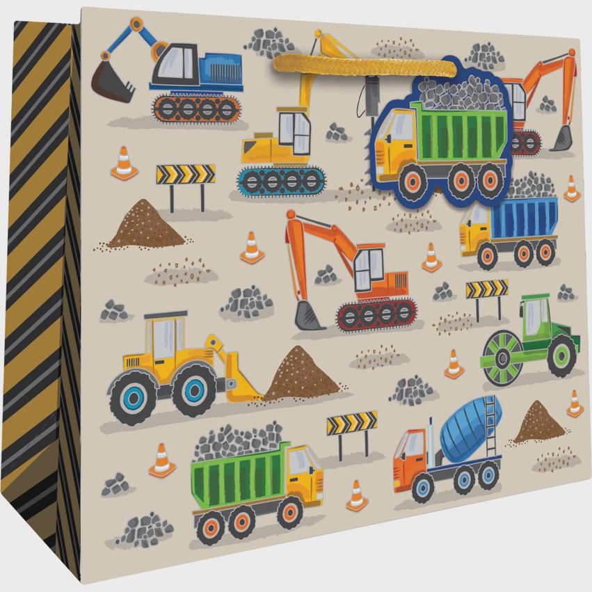 Gift Bag - Construction Site - Medium