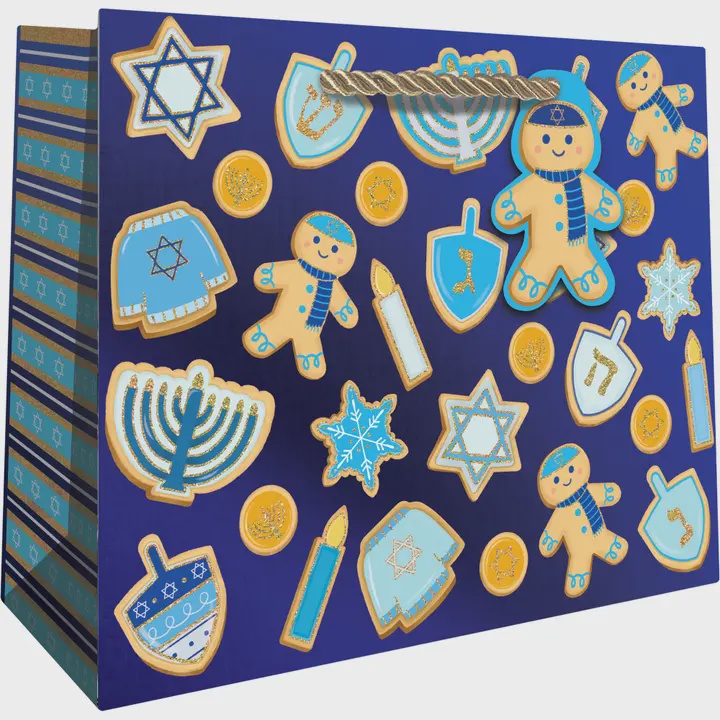 Holiday Gift Bag - Hanukkah Cookies - Medium