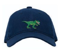 Baseball Hat - T-rex on Navy