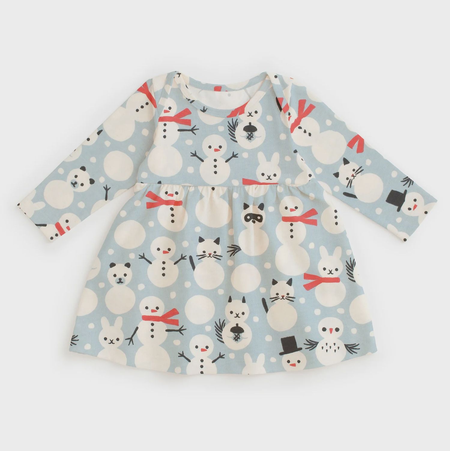 Lausanne Baby Dress - Snow Creatures