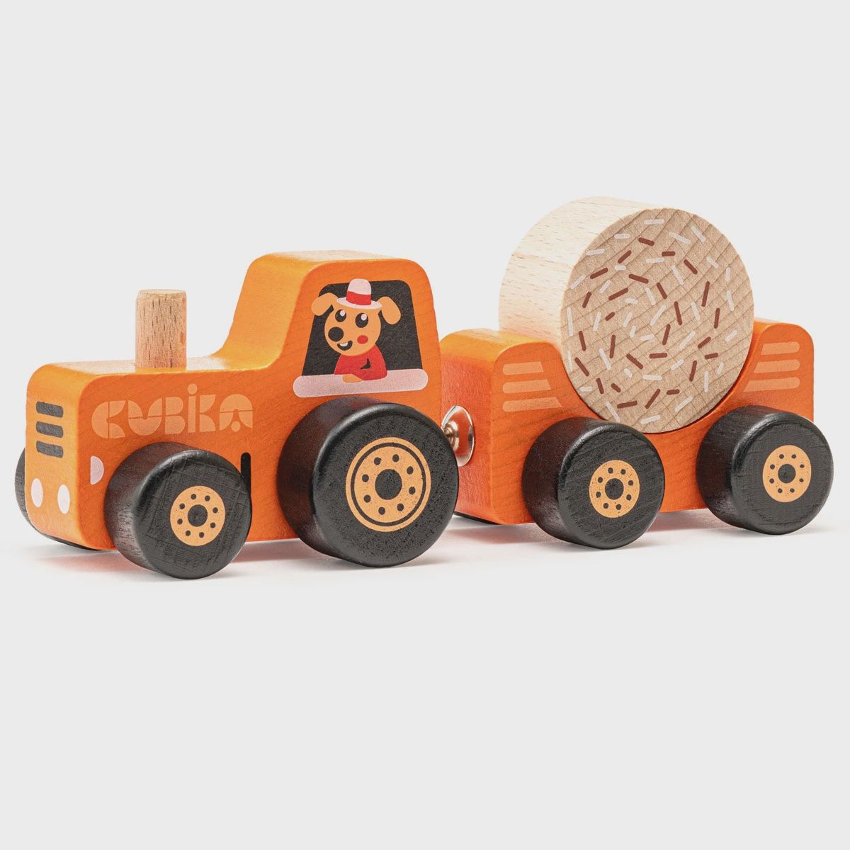 Cubika Wooden Toy Tractor