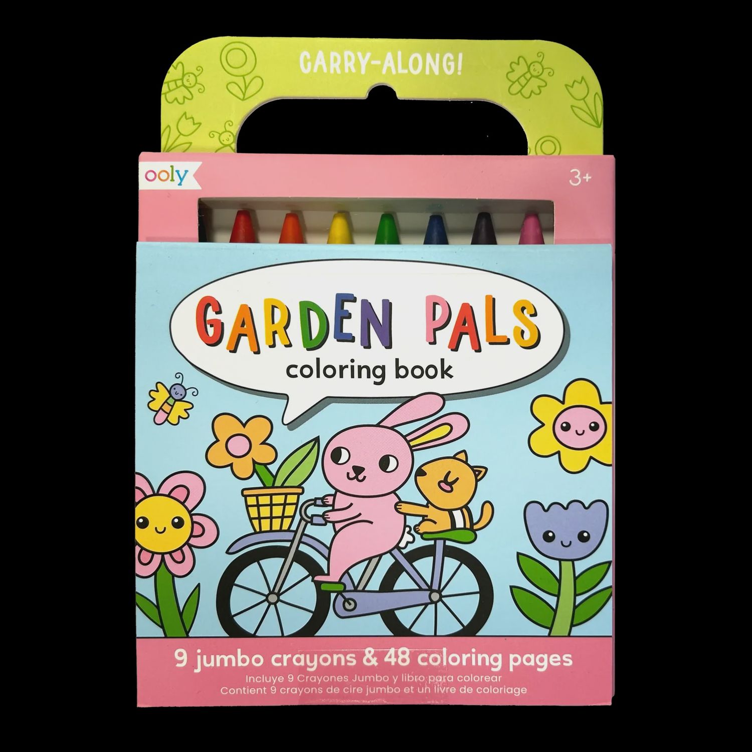 Carry Along Coloring Book Set - Garden Pals