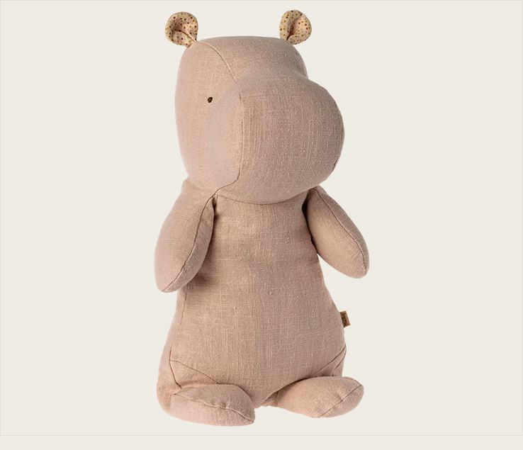 Medium Hippo - Light Rose